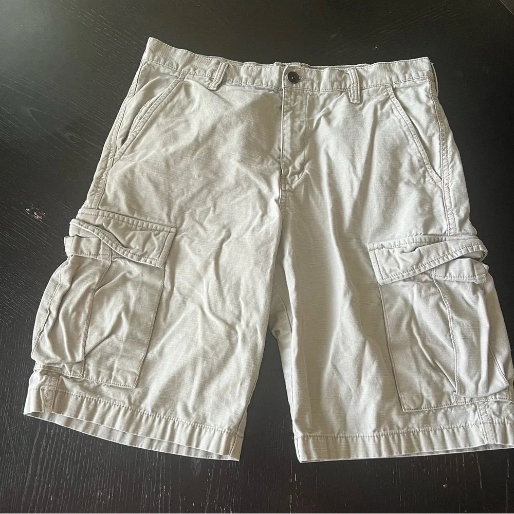 Amplify Men's Casual Cargo Shorts - khaki tan